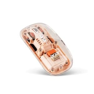Acer Transparent Wireless Peach Mouse - Genuine PC Component