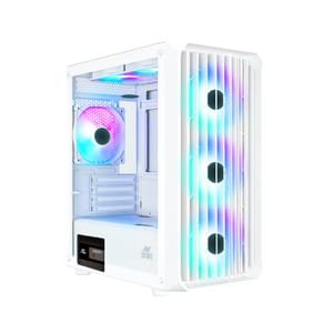 Ant Esports 205 Mini 6F ARGB White M-ATX Case - Genuine PC Component