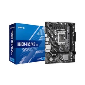 ASRock H610M-HVS/M.2 R2.0 DDR4 M-ATX Motherboard - Genuine PC Component