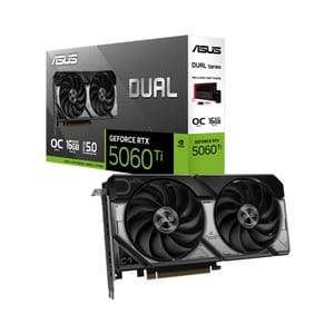 ASUS Dual RTX 5060 Ti OC Edition 16GB GDDR7 Graphics Card - Genuine PC Component