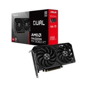 Asus Dual RX 9060 XT 16GB GDDR6 Graphics Card - Genuine PC Component