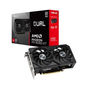 ASUS Dual RX 9060 XT 8GB GDDR6 Graphics Card - Genuine PC Component