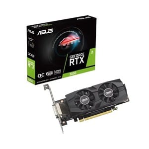 Asus RTX 3050 LP BRK OC 6GB GDDR6 Graphics Card - Genuine PC Component