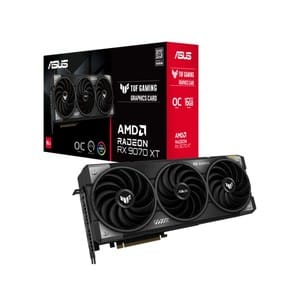 ASUS TUF Gaming RX 9070 XT OC Edition 16GB GDDR6 Graphics Card - Genuine PC Component