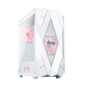 Dawg V 240 White ATX Mid Tower Case - Genuine PC Component