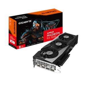 Gigabyte RX 7600 Gaming OC 8GB Graphics Card - Genuine PC Component
