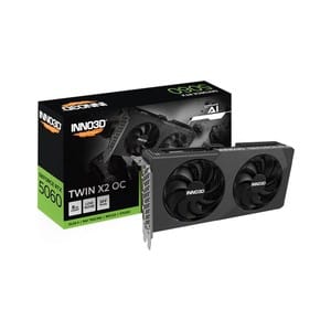INNO3D RTX 5060 Twin X2 OC V2 8GB GDDR7 SFF Graphics Card - Genuine PC Component