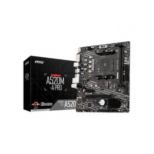 MSI A520M-A PRO Motherboard - Genuine PC Component