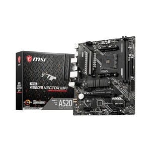MSI MAG A520M VECTOR WIFI M-ATX Motherboard - Genuine PC Component