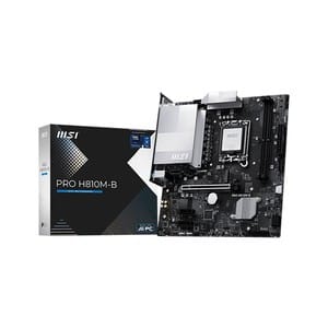 MSI PRO H810M-B DDR5 M-ATX Motherboard - Genuine PC Component