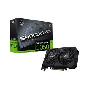 MSI RTX 5050 Shadow 2X OC 8GB GDDR6 Graphics Card - Genuine PC Component