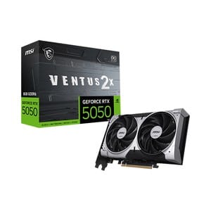 MSI RTX 5050 Ventus 2X OC 8GB GDDR6 Graphics Card - Genuine PC Component