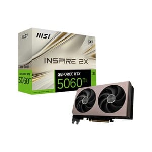 MSI RTX 5060 Ti Inspire 2X OC 8GB GDDR7 Graphics Card - Genuine PC Component