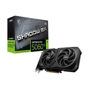 MSI RTX 5060 Ti Shadow 2X OC Plus 16GB GDDR7 Graphics Card - Genuine PC Component