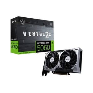 MSI RTX 5060 Ventus 2X OC 8GB GDDR7 Graphics Card - Genuine PC Component
