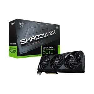 MSI RTX 5070 Ti Shadow 3X OC 16GB GDDR7 Graphics Card - Genuine PC Component