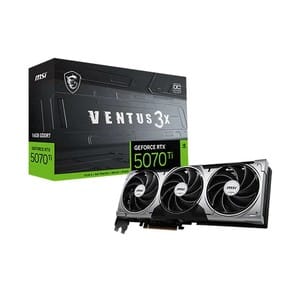MSI RTX 5070 Ti Ventus 3X OC 16GB GDDR7 Graphics Card - Genuine PC Component