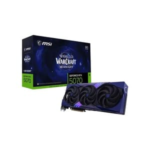 MSI RTX 5070 World of Warcraft Midnight Void Edition OC 12GB GDDR7 Graphics Card - Genuine PC Component