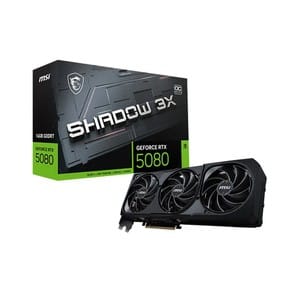 MSI RTX 5080 Shadow 3X OC 16GB GDDR7 Graphics Card - Genuine PC Component