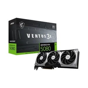 MSI RTX 5080 Ventus 3X OC 16GB GDDR7 Graphics Card - Genuine PC Component