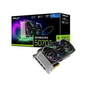 PNY RTX 5070 Ti ARGB OC 16GB GDDR7 Graphics Card - Genuine PC Component