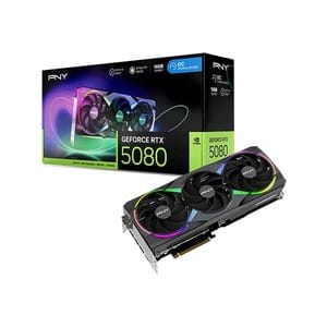PNY RTX 5080 ARGB OC 16GB GDDR7 Graphics Card - Genuine PC Component