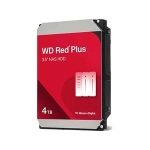 WD Red Plus 4TB 5400 RPM NAS Internal Hard Drive - Genuine PC Component