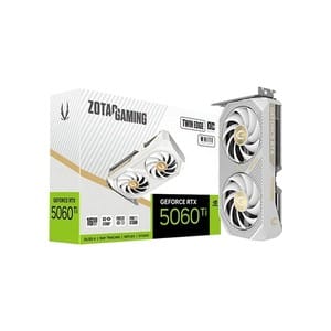 Zotac RTX 5060 Ti Twin Edge OC White 16GB GDDR7 Graphics Card - Genuine PC Component