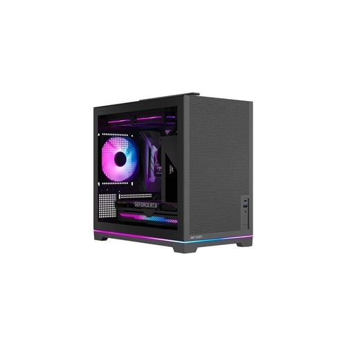 Ant Esports Box C Air V2 M-ATX Mini Tower Case With ARGB Strip - Cabinets