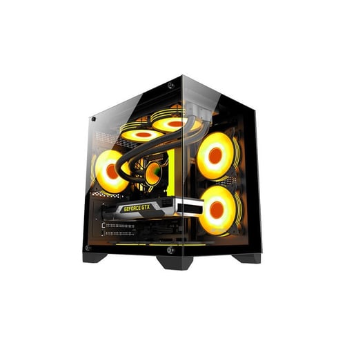 Ant Esports Crystal Z2 ARGB M-ATX Mid Tower Case - Cabinets