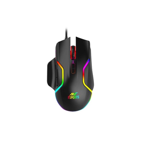 Ant Esports GM320 RGB Gaming Mouse (Black) - Gaming Peripherals