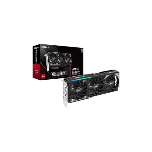 ASRock RX 9070 Challenger 16GB GDDR6 Graphics Card - Graphics Cards