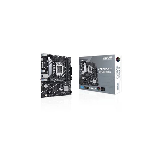 Asus Prime B760M-K D4 M-ATX DDR4 Motherboard - Motherboards
