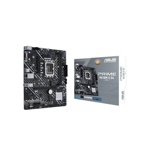 Asus Prime H610M-E D4-CSM M-ATX Motherboard - Motherboards