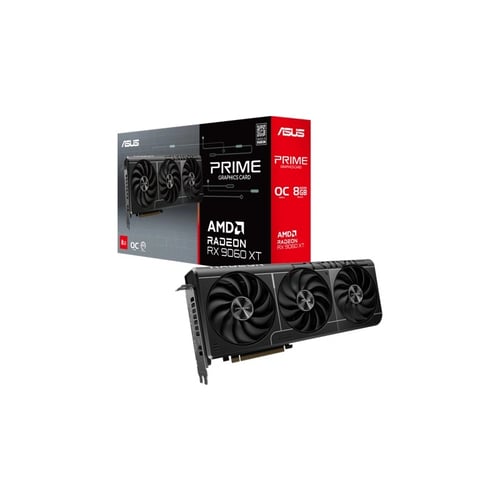 ASUS Prime RX 9060 XT OC Edition 8GB GDDR6 Graphics Card - Graphics Cards