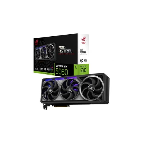 ASUS ROG Astral RTX 5080 OC 16GB GDDR7 Graphics Card - Graphics Cards