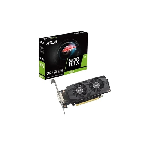Asus RTX 3050 LP BRK OC 6GB GDDR6 Graphics Card - Graphics Cards