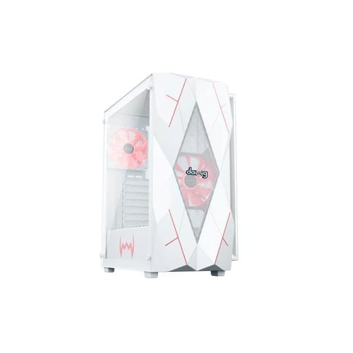 Dawg V 240 White ATX Mid Tower Case - Cabinets
