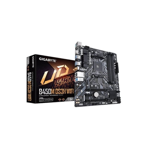 Gigabyte B450M DS3H WiFi Motherboard - Motherboards