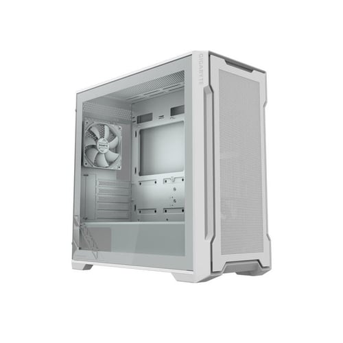 Gigabyte C102 Glass ICE White Mid Tower Case - Cabinets