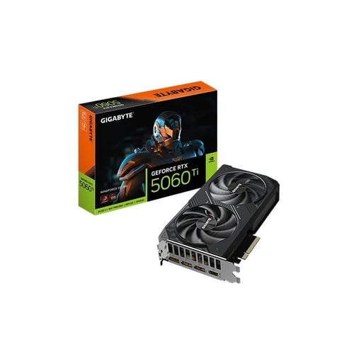 Gigabyte RTX 5060 Ti Windforce OC 16GB GDDR7 Graphics Card - Graphics Cards