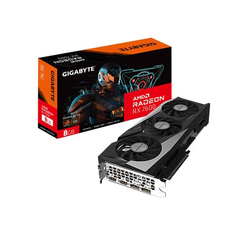 Gigabyte RX 7600 Gaming OC 8GB Graphics Card - Graphics Cards