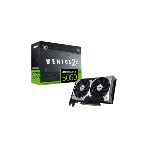 MSI RTX 5050 Ventus 2X OC 8GB GDDR6 Graphics Card - Graphics Cards
