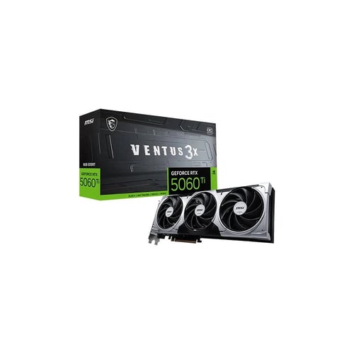 MSI RTX 5060 Ti Ventus 3X OC 8GB GDDR7 Graphics Card - Graphics Cards