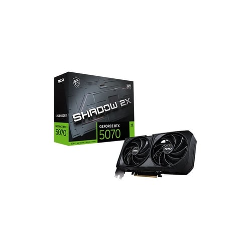 MSI RTX 5070 Shadow 2X OC 12GB GDDR7 Graphics Card - Graphics Cards
