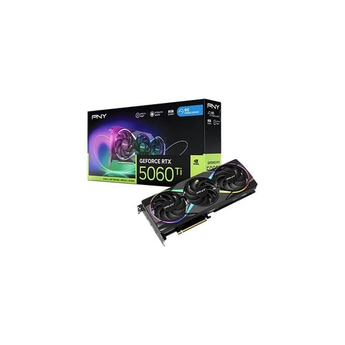 PNY RTX 5060 Ti EPIC-X RGB OC 8GB GDDR7 Graphics Card - Graphics Cards