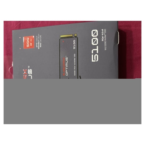 Sandisk Optimus 5100 NVMe 500GB Gen4 SSD - SSD & Storage