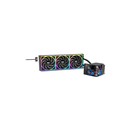Thermaltake MAGCurve 360mm Ultra ARGB CPU Liquid Cooler with LCD Display - CPU Coolers