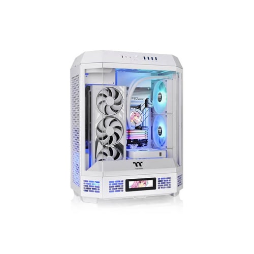 Thermaltake The Tower 600 Snow White ATX Mid Tower Case - Cabinets