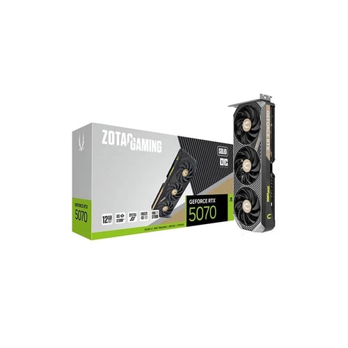 Zotac Gaming RTX 5070 Solid OC 12GB GDDR7 Graphics Card - Graphics Cards